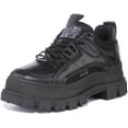 thumbnail image 6 of Buffalo Aspha HYB Women's Lace Up Vegan Platform Chunky Trainers In Black Size 8.5, 6 of 6
