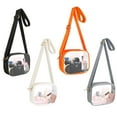 thumbnail image 4 of Bolso transparente impermeable Qarigey para estadio mujer naranja, 4 of 6