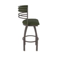 thumbnail image 4 of 860 Hunter 30" Swivel Bar Stool with Bronze Finish and Canter Pine Seat and Back, 4 of 5