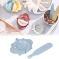 thumbnail image 2 of Dumpling Maker Home Kitchen Restaurant Dumpling Wheat Straw Mold Pastry Mould Non-stick, Light Blue, 2 of 8