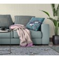 thumbnail image 7 of Three Roses with Butterfly Indoor/Outdoor Fabric Pillow Zipped -Green White 26", 7 of 7