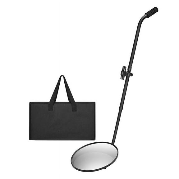 Under Vehicle Inspectionmirror with Light and Telescopic Handle Handheld for Under Vehicle Truck 30cm