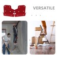 thumbnail image 2 of Shisuyan 2pcs Attic Ladder Hinge Herringbones Ladder Tie Rod With Anti Slip Screws Red Attic Ladder Accessories Step Ladder Hinge Replacement Kit, 2 of 8