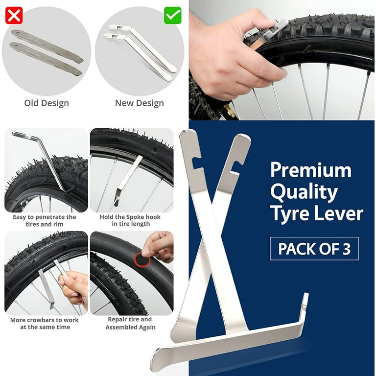 siisll Bike Tire Levers Tyre Spoon Iron Changing Tool (Pack of