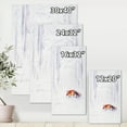 thumbnail image 4 of Red Fox Running In White Snow in Countryside II 8 in x 12 in Painting Canvas Art Print, by Designart, 4 of 4
