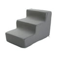 thumbnail image 3 of Dog Stairs Pet Steps Ramp Puppy Stairs Convenient Cat Stairs Dog Steps Removable L 3 Step Grey, 3 of 9