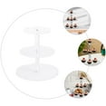thumbnail image 5 of PTOOTP Clear 3-Tier Acrylic Cupcake Stand Tower for Wedding, Birthday, Party, and Dessert Display, 5 of 8