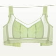 thumbnail image 5 of khonts,Women's Wireless Supportive Push up Bras Full Coverage Comfortable Breathable Bra Smoothing Extra Thin Pad Soft Bralettes for Large Green 48, 5 of 6