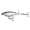 Silver, variant on 9.2cm/6g Fishing Lure 3D Eyes Reflective Lifelike Skin Soft Rubber Paddle Barbed Hooks Simulated Bass Trout Lure Bait for Freshwater Saltwater