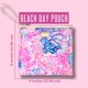 thumbnail image 2 of Lilly Pulitzer Bolsa De Vinilo Resistente Al Agua Para El Día De La Playa, Bolsa Con Cremallera, Incluye Bolsa Pequeña Para Abrazar Bebidas Y Clips Para Toallas Esplendor En La Arena, 2 of 5