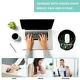thumbnail image 5 of Mouse Pad with Wrist Support, Ergonomic Mouse Pad with Memory Foam Wrist Rest Cushion, Non-Slip Rubber Base Gaming Mice Pad for Home Office Computer Laptop, Flowers, 5 of 14