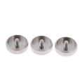 thumbnail image 2 of Maoww 3 Pieces Alloy Euphonium Valve Finger Buttons Set Brass Wind Instrumental, 2 of 6