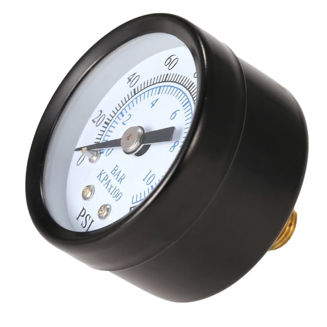 Manómetro de Presión Sunnimix de Agua de Aceite de 1,58' de Diámetro 1/8' NPT 0-160 PSI