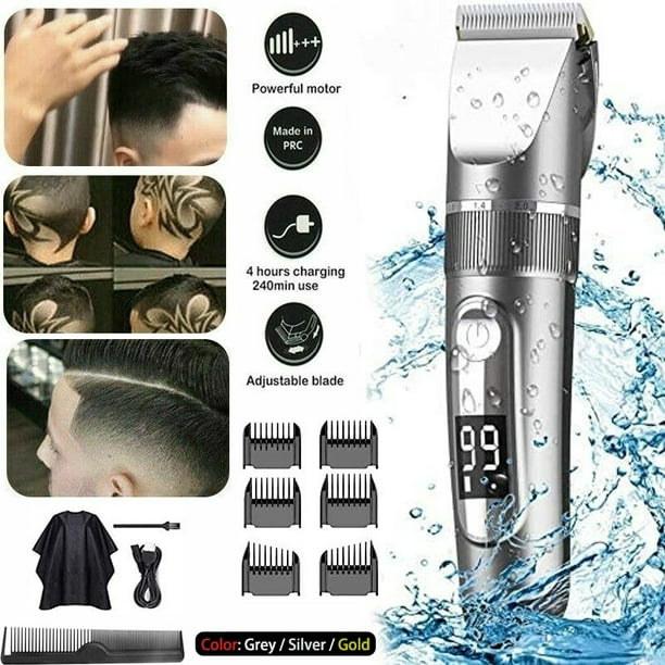 Hair Trimmer USB Charging Waterproof Hair Clipper Personal Use For Hair  Salon Use Children Adult