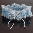thumbnail image 2 of Blue and White Lace Something Blue Garter, 2 of 2