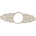 thumbnail image 2 of 40"W x 20"H x 11"IW x 19"IH x 3/8"T Elizabeth Wood Fretwork Pierced Ceiling Medallion, Alder, 2 of 3