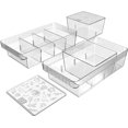 2 Tier Clear Pull Out Organizers and Storage Snack Organization for