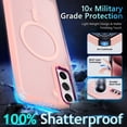 thumbnail image 4 of NGB SUPREMACY For Samsung Galaxy S22+ Plus Phone Case Wireless Charging MagSafe/Qi Magnetic Car Mount Galaxy S22+ Plus Case Cover, 4 of 10
