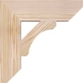 thumbnail image 3 of Ekena Millwork 3 1/2"W x 14"D x 14"H Legacy Slat Smooth Bracket, Douglas Fir, 3 of 4