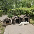 thumbnail image 2 of Abri Extérieur pour Chats pour l'Hiver - Maison pour Chat Imperméable avec Chaleur Thermique, 2 of 8