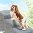 thumbnail image 3 of 2 to 3 Tier Optional Pet Stairs with Non-Slip Foam Steps - Easy to Clean, Designed for High Beds & Sofas, Perfect for  Dogs, Cats and Elderly Pets, 3 of 7