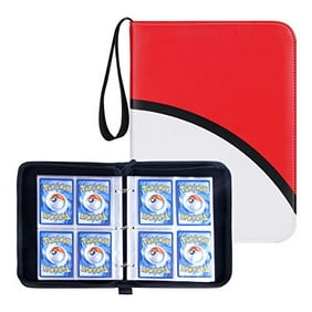 Carrying Case Binder Fit for Pokemon Cards, Trading Card Binder Holds Up to 440 Standard Size Cards, Famard Card Sleeves with 55 Premium 4-Pocket Pages