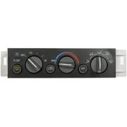 Front Climate Control Module - Compatible with 1996 - 1999 Chevy K1500 Suburban (with Manual AC Controls, with Rear Window Defogger) 1997 1998