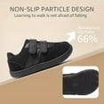 thumbnail image 2 of KIDS Toddler Wide Toe Box Shoes: Barefoot Shoe Kids First Walking Shoes Sneakers Non-Slip Zero Drop Toddler Comfortable All Black Toddler 12, 2 of 6