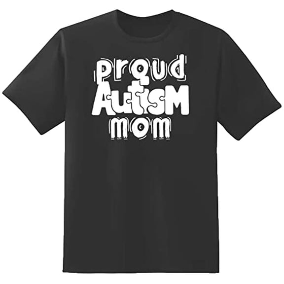 RedBarn Proud Autism Mom Mother of Autistic Child Mothers Day Gift Mens Graphic T Shirts