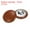 Alloy Orange, variant on Uxcell 20Pcs Leather Covered Button Metal Round Sewing Buttons Alloy Orange