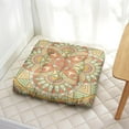 thumbnail image 3 of Vintage Traditional Tatami Mat Thick Square Meditation Pad with Ethnic Mandala Art, 9-Point Stitched for Durability, 3 of 4