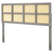 Headboard, Full Size, Wood, Grey Gray, Modern Contemporary Urban Design, Bedroom Master Guest Suite