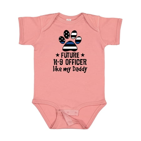 

Inktastic Future K 9 Police Officer Like Daddy Gift Baby Boy or Baby Girl Bodysuit
