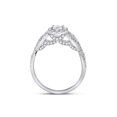 thumbnail image 4 of 14kt White Gold Princess Diamond Halo Bridal Wedding Engagement Ring 1-1/3 Cttw, 4 of 4