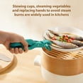 thumbnail image 5 of CQCYD under $5 2Pcs Heat Resistant Clamp, Silicone Heat Resistant Bowl Clamp, Non Slip Pot Holder Tongs, High Temperature Oven Safe Clamp, Kitchen Utensil Gripping Tongs, Secure Handle for Hot Dishes, 5 of 9