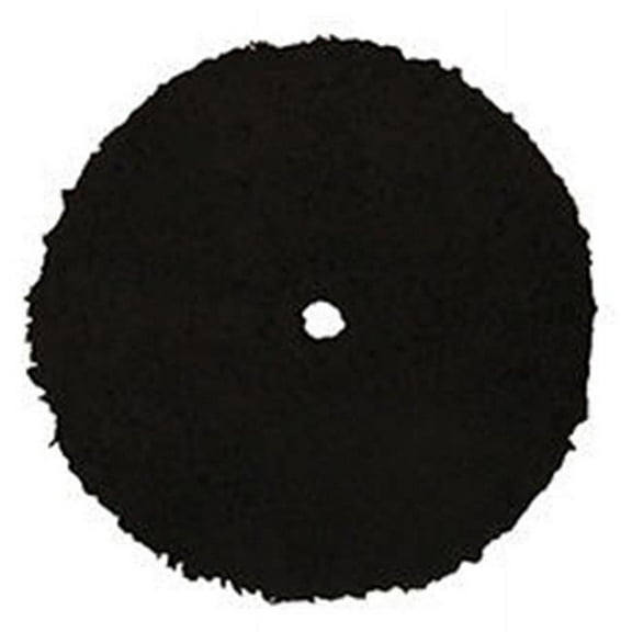 0.25 lbs Black Microfiber Cut Pad 21 dia.