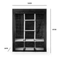 thumbnail image 5 of Closet Armable de Metal Isaden Markey Color Negro, 5 of 5