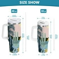 thumbnail image 6 of Yayeee 40oz Stainless Steel Tumbler with Straw and Handle Double-Wall Insulated Travel Water Bottle, Boho Style Sun, 6 of 8