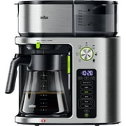 Braun - MultiServe 10-Cup Coffee Maker - Stainless Steel