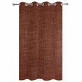 thumbnail image 2 of Outdoor Curtains for Patio Waterproof, Dark Brown Windproof Pravicy Outside Porch Blackout Curtain, Vintage Country Monochrome Chocolate Color Sun Blocking Grommets Curtains for Cabana Gazebo 54"x95", 2 of 9