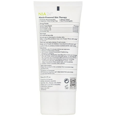 Best Nia 24 Sun Damage Prevention Broad Spectrum Sunscreen SPF 30, 2.5 fl. oz. deal