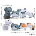 thumbnail image 3 of 6 pieces/set of cute cat garden trinkets landscape home garden decoration, 3 of 9