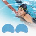 thumbnail image 6 of Unique Bargains 1 Pair Unisex Adult Durable Hand Flippers for Swimming Dark Blue, 6 of 6
