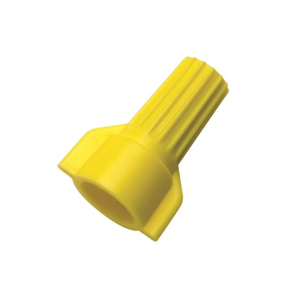 Conectores de cable Ideal Copper Yellow, paquete de 25