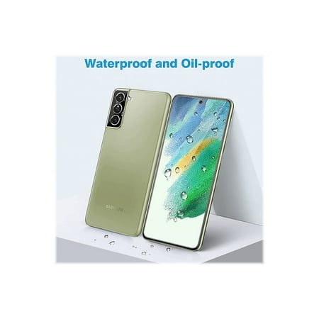 SaharaCase - ZeroDamage Camera Lens Protector for Samsung Galaxy S21 FE 5G (2-Pack) - Clear/Black