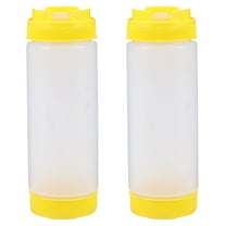 FOMIYES Squeeze Bottles Food-Grade Plastic 2Pcs 20Oz For Household Users