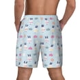 thumbnail image 4 of Fotbe Rabbit In The Rain Men’s Swim Trunks Quick Dry Swim Shorts Board Shorts with Mesh Lining-XX-Large, 4 of 9