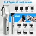 thumbnail image 3 of NEXPURE Hair Clippers, Cordless Beard Trimmer for Men, LCD Display Hair Clippers and Trimmer Sets, Haircut Beauty Kit for Men, 3 of 8