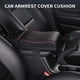 thumbnail image 4 of Cojín de reposabrazos de coche Funda para reposabrazos de coche, cojín multifunción para consola central de coche, almohada con panel retráctil, puerto de carga USB, portavasos, rejilla de almacenamie, 4 of 8