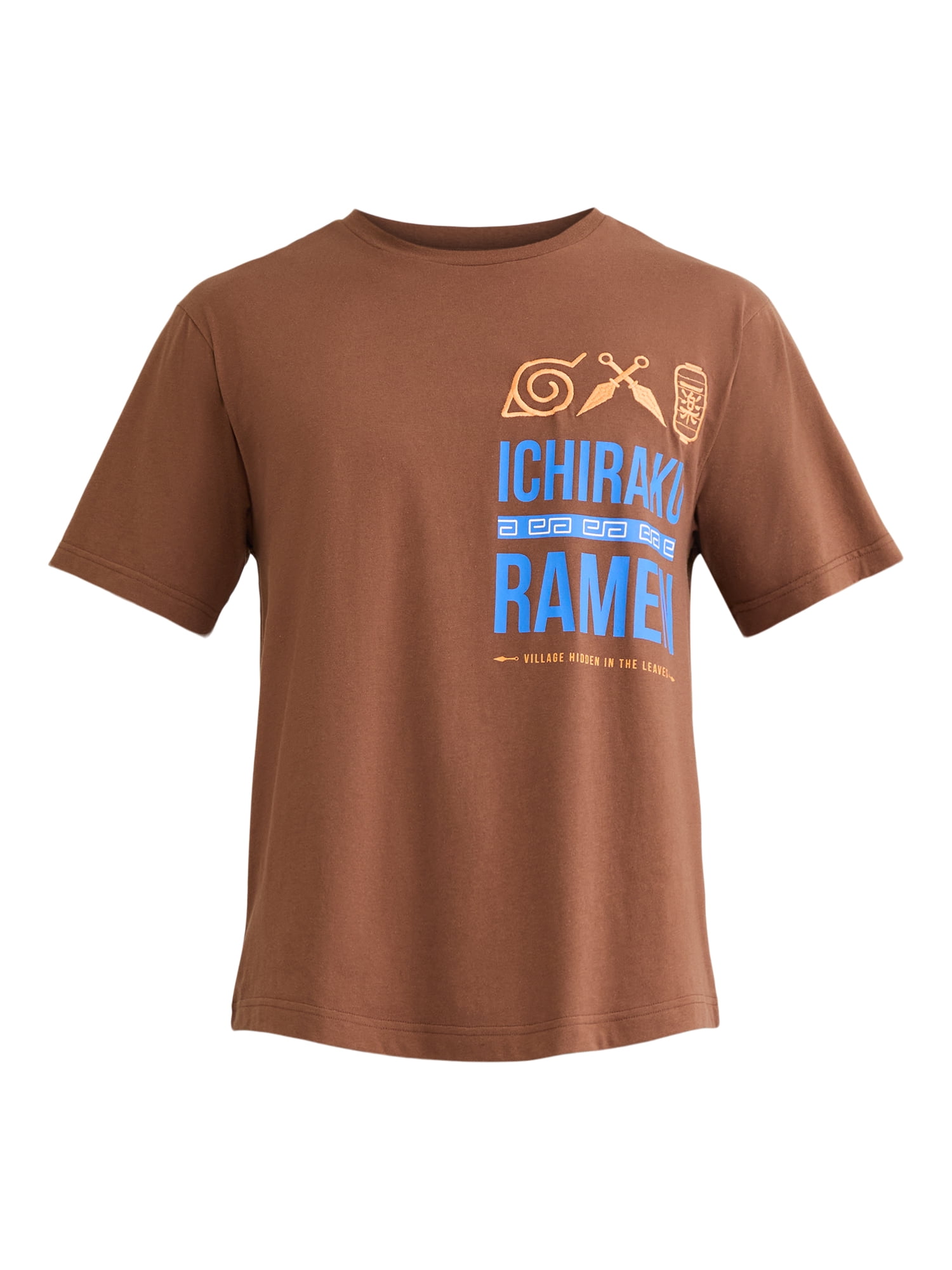Naruto Men's & Big Men's Drop Shoulder Graphic Tee, Sizes S-3XL